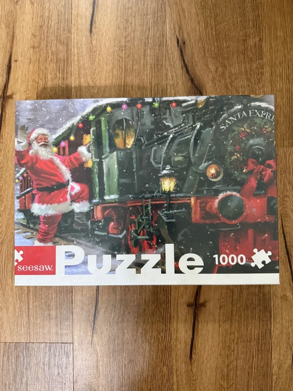 NEW SEALED Seesaw The Santa Express 1000 Piece Christmas Puzzle